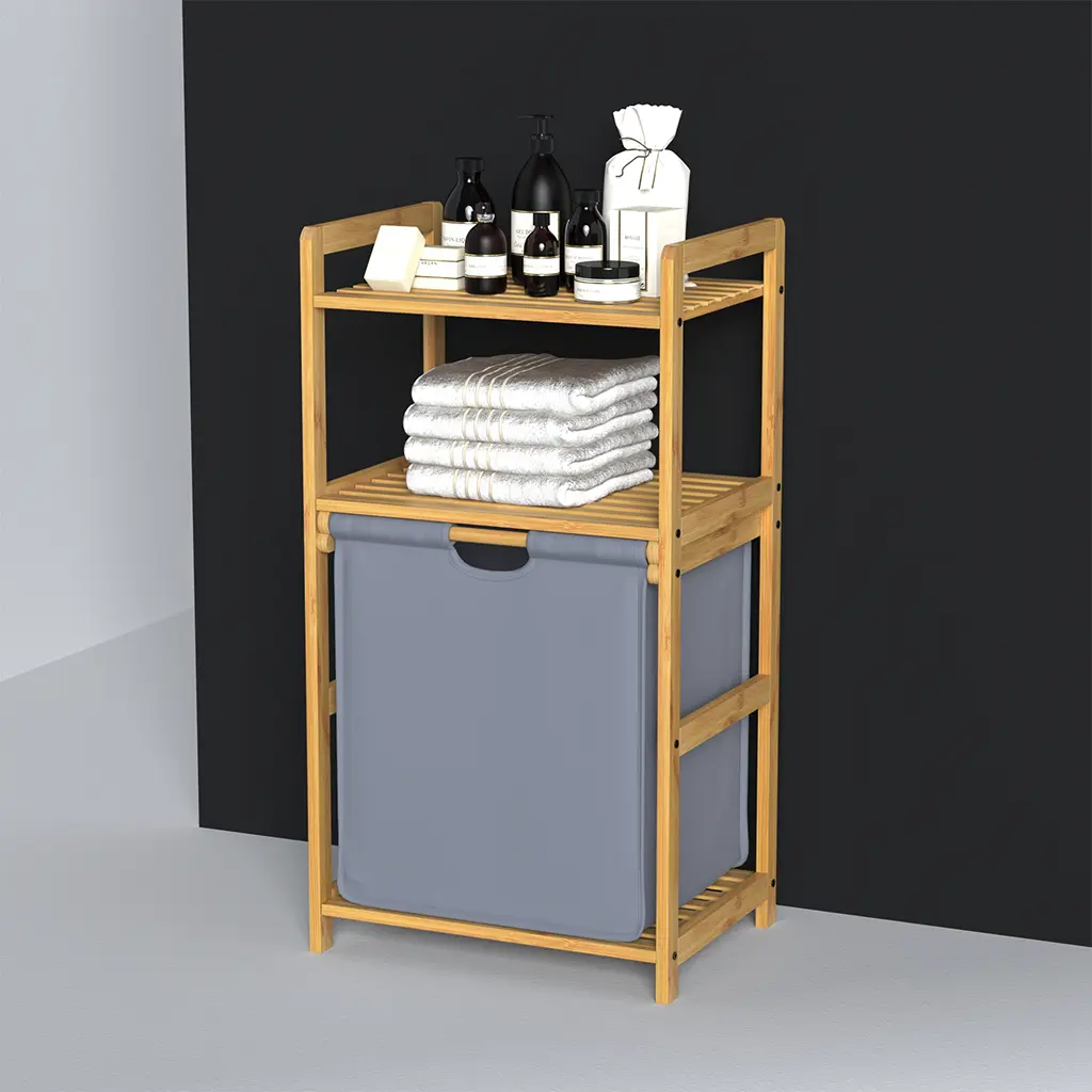 bamboo dirty clothes racks
