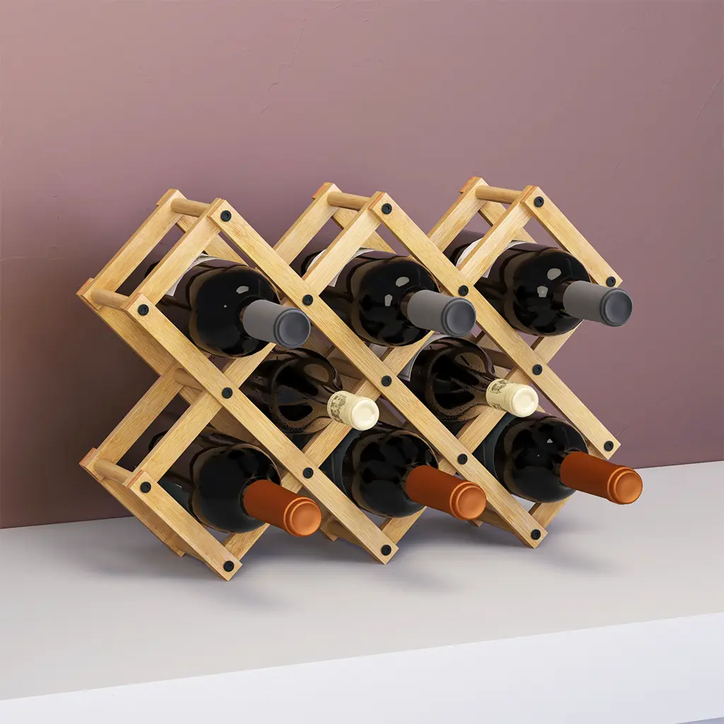 bamboo wine stand