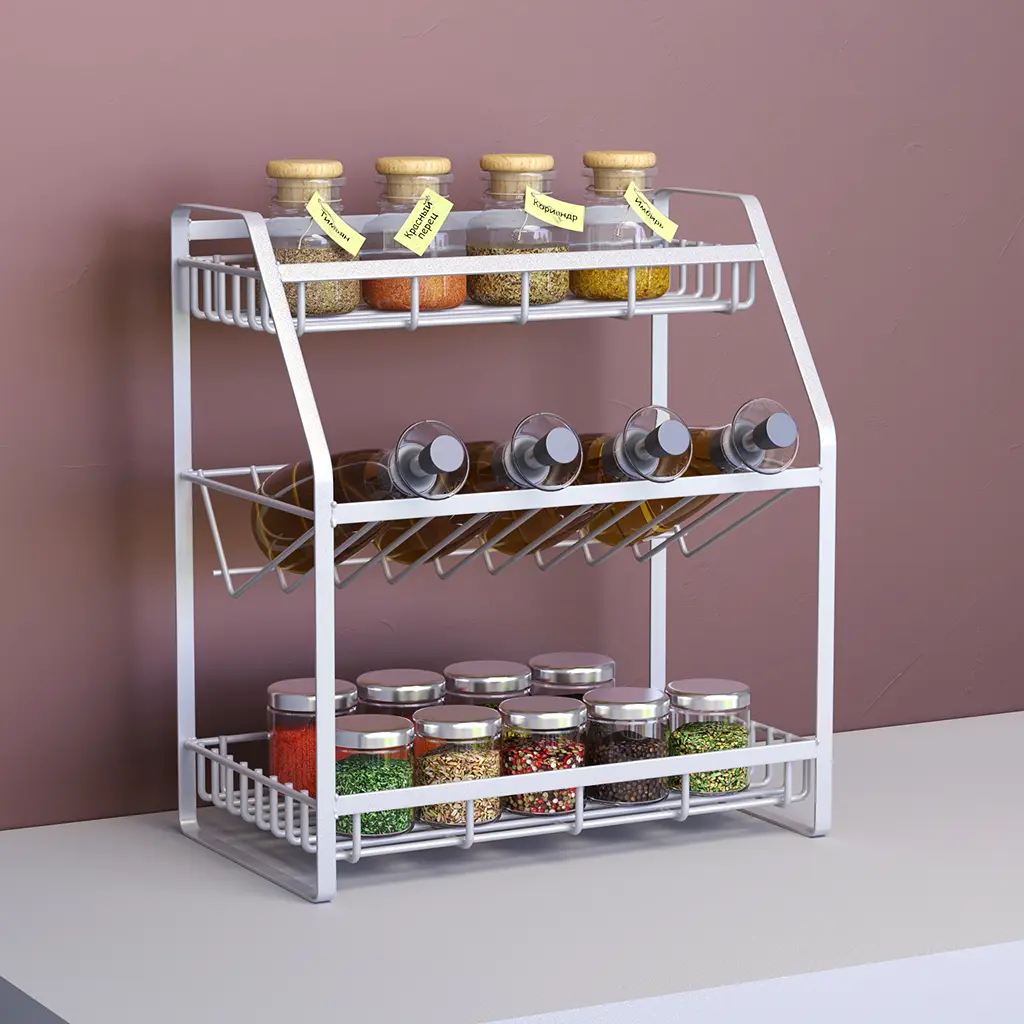 steel seasonning racks