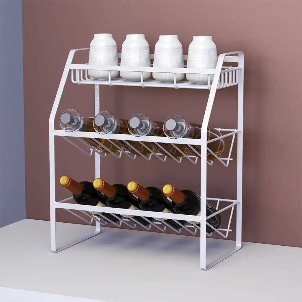 steel kitchen countertop racks