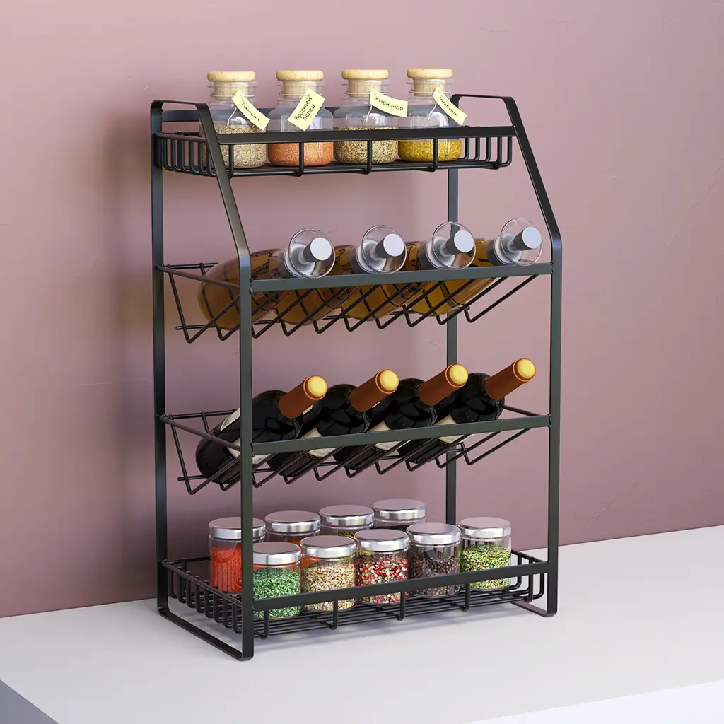 kitchen storage shelves