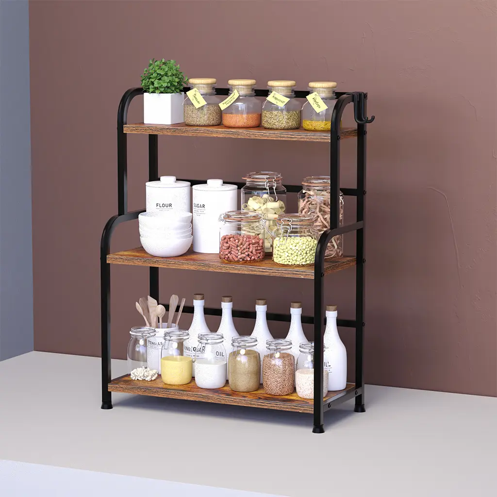 wooden spice rack