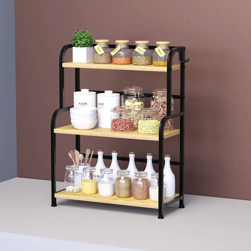 wooden spice rack