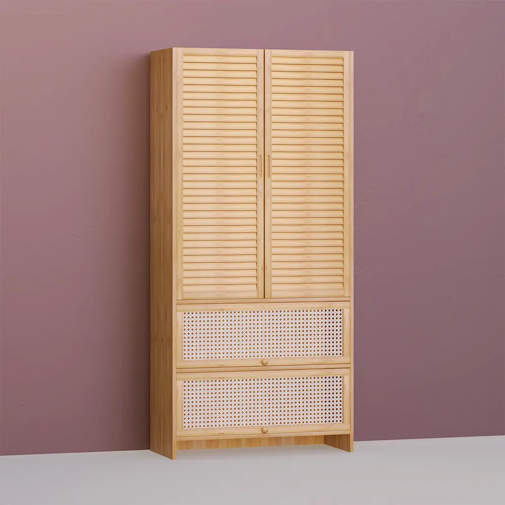 bamboo wardrobe
